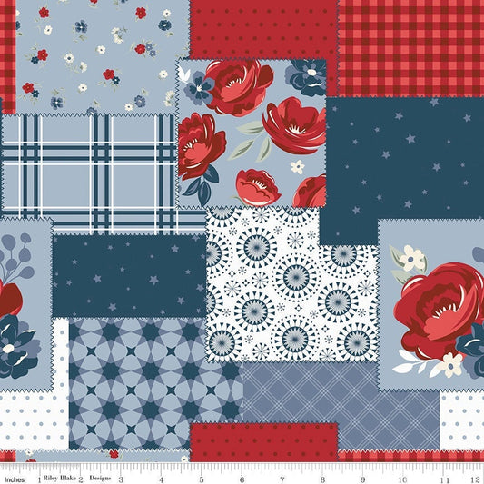 American Dream Patchwork Dusk by Dani Mogstad for Riley Blake Designs 