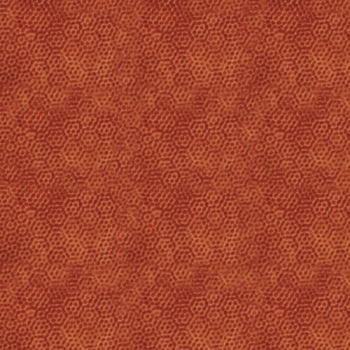 Dimples Rust by Gail Kessler for Andover Fabrics 
