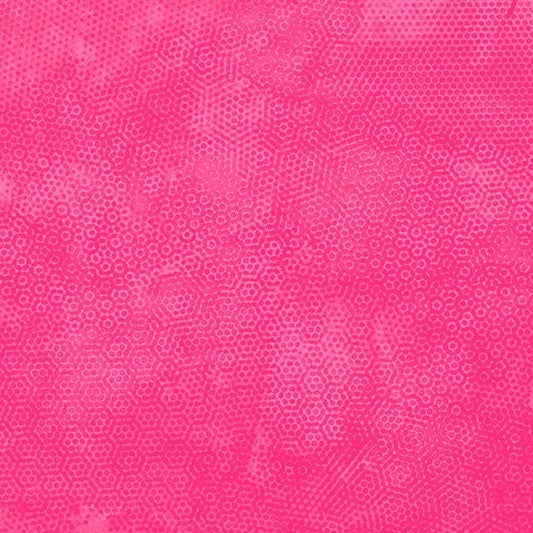 Dimples Scorching Pink by Gail Kessler for Andover Fabrics 