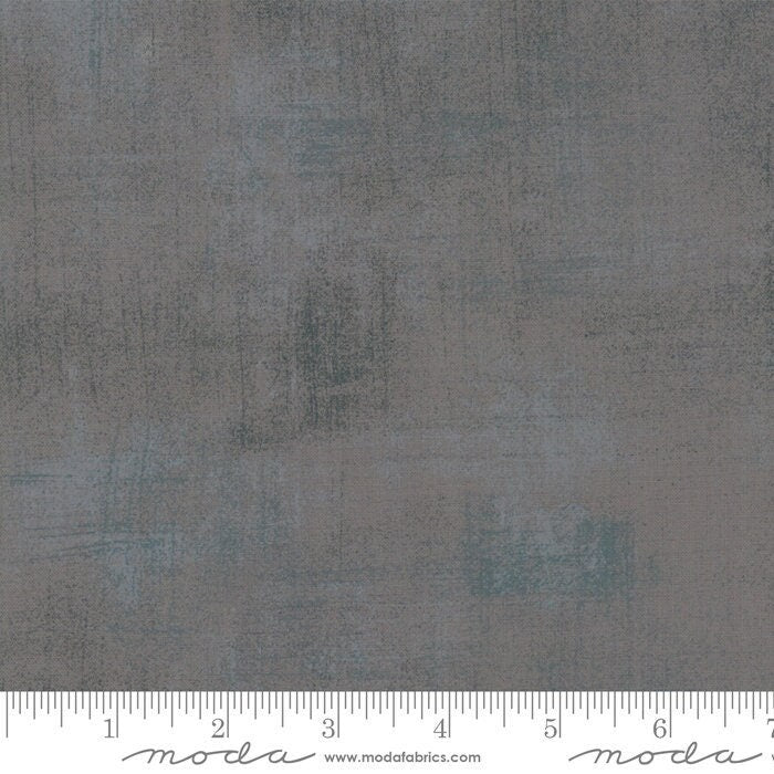 Grunge Medium Grey by BasicsGrey or Moda Fabrics (30150 528)