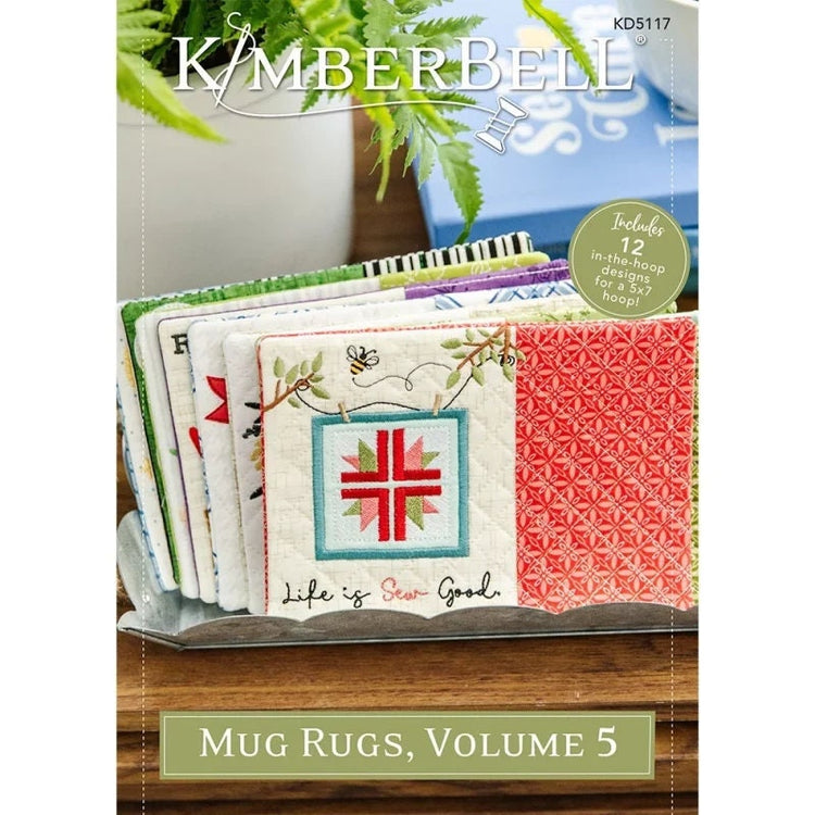 Mug Rugs Volume 5 Embroidery CD by Kimberbell (KD5117)
