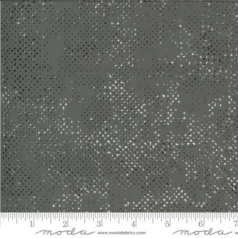 Spotted Quotation Graphite by Zen Chic for Moda Fabrics (1660 135)