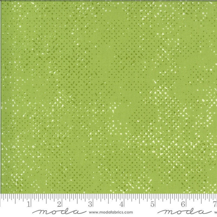 Spotted Quotation Pistachio by Zen Chic for Moda Fabrics (1660 137)