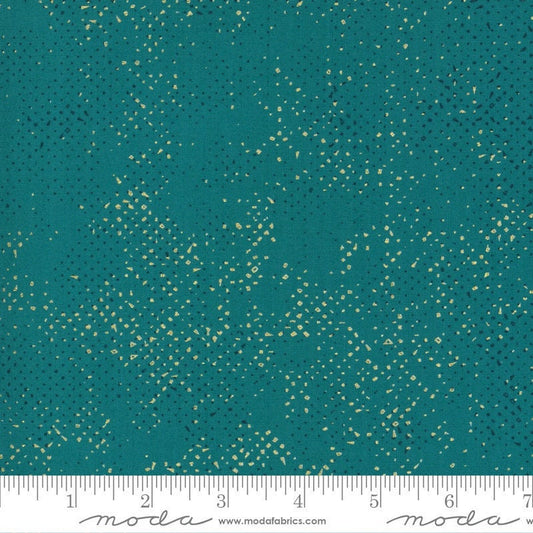 Spotted Metallic Peacock by Zen Chic for Moda Fabrics (1660 152M)