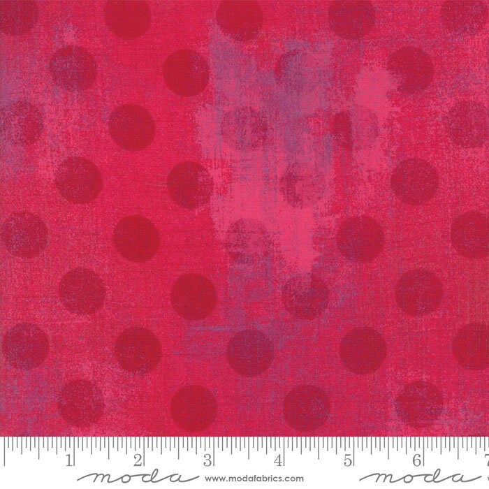 Grunge Hits The Spot Raspberry by BasicGrey for Moda Fabrics (30149 23)