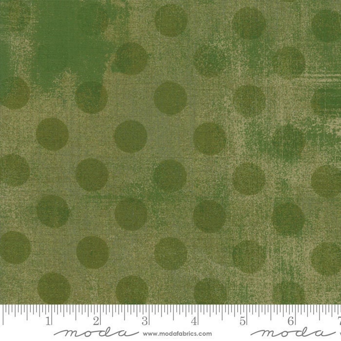 Grunge Hits The Spot Vert by BasicGrey for Moda Fabrics (30149 32)