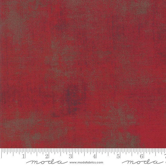 Grunge Maraschino Cherry by BasicsGrey for Moda Fabrics (30150 82)