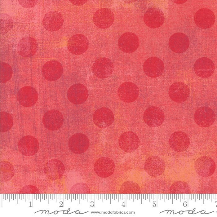 Grunge Hits The Spot Salmon by BasicGrey for Moda Fabrics (30149 47)