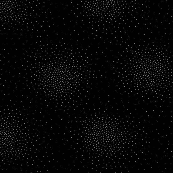 Century Black on Black Scattered Dots