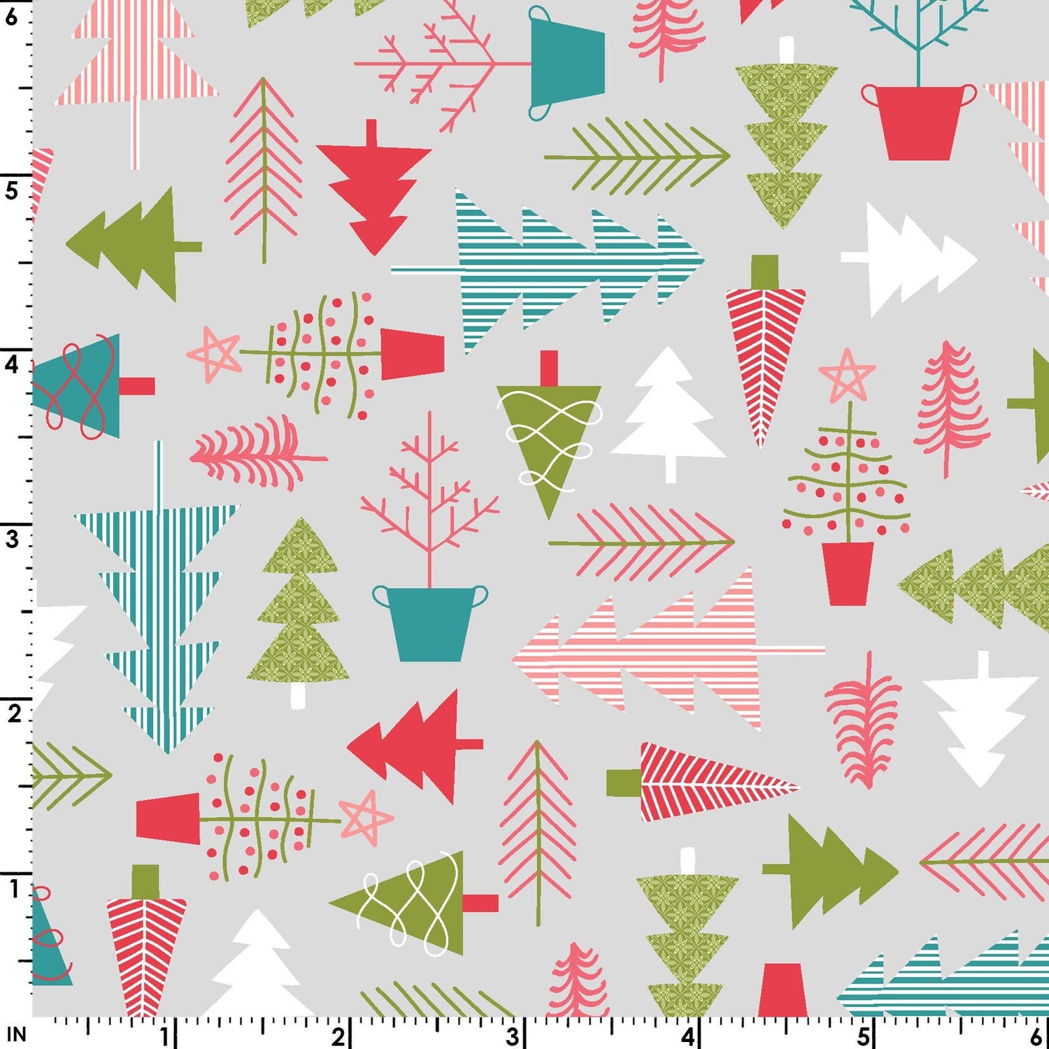 Cup of Cheer Tree Farm Grey Designed