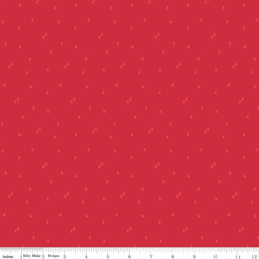 Seasonal Basics Trees Red