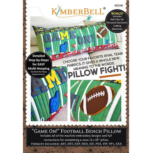 Game On! Football Bench Pillow