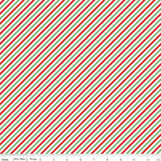 Pixie Noel 2 Stripes Green