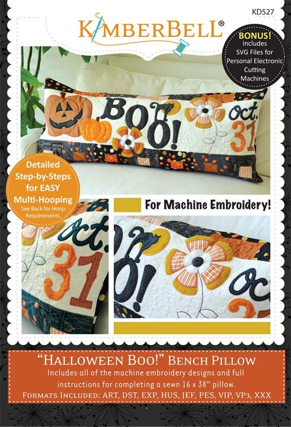 Halloween Boo! Bench Pillow