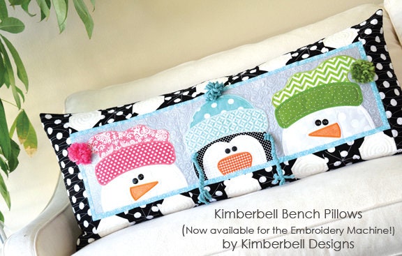Winter Whimsy Bench Pillow