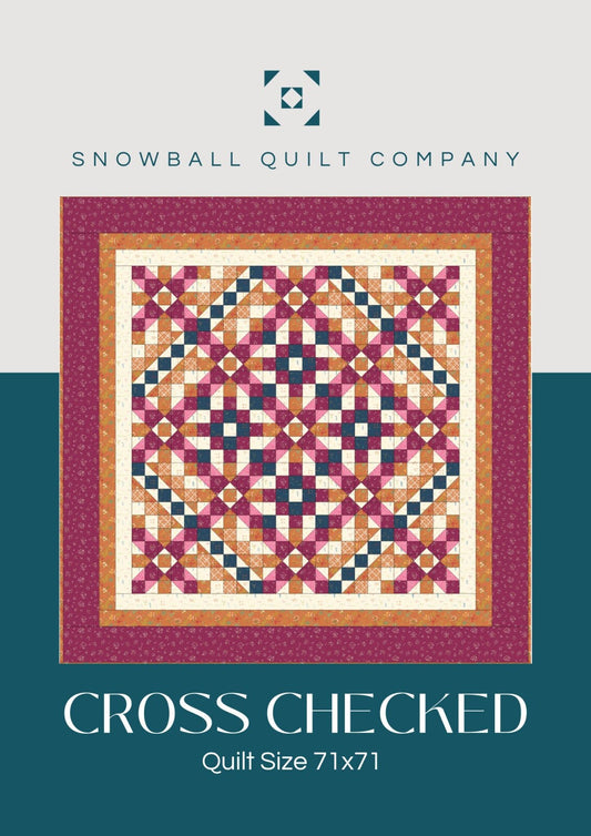Cross Checked Quilt Pattern