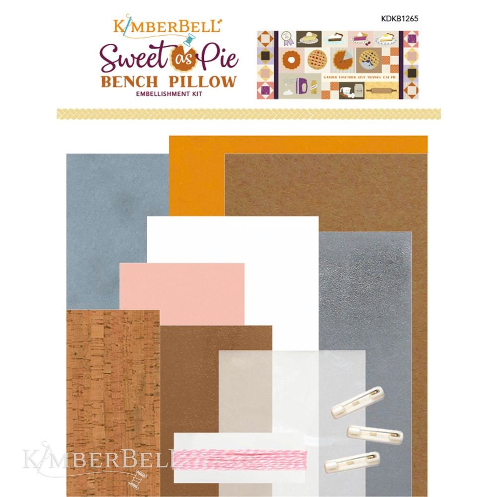 PREORDER Sweet As Pie Bench Pillow Fabric Kit