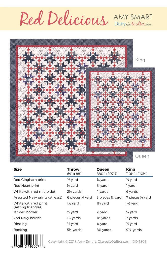 Red Delicious Quilt Pattern