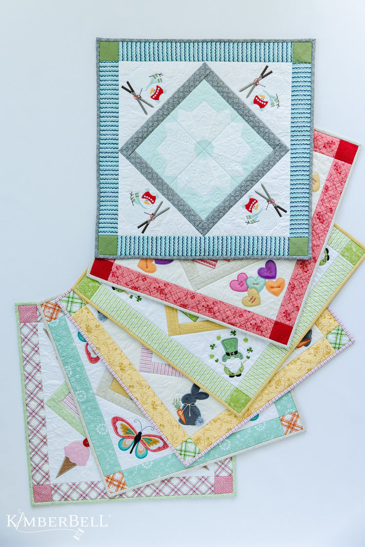 Fabric and Embellishment Kits - Kimberbell Cuties Volume 2 - January to June - Book and CD - Monthly Kits - KD5110