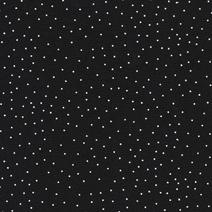 Flowerhouse Basics Black with White Dots