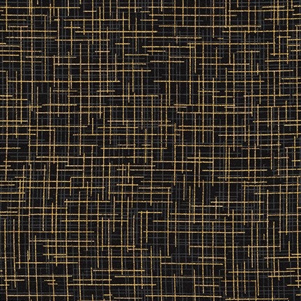 Quilter's Linen Metallic Black