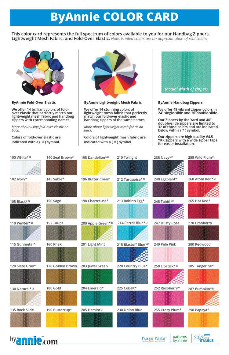 Choose Color - Lightweight Mesh 1/2 Yard Package