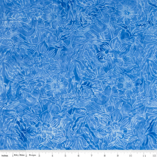 Expressions Batiks Tjaps Zenith Blue
