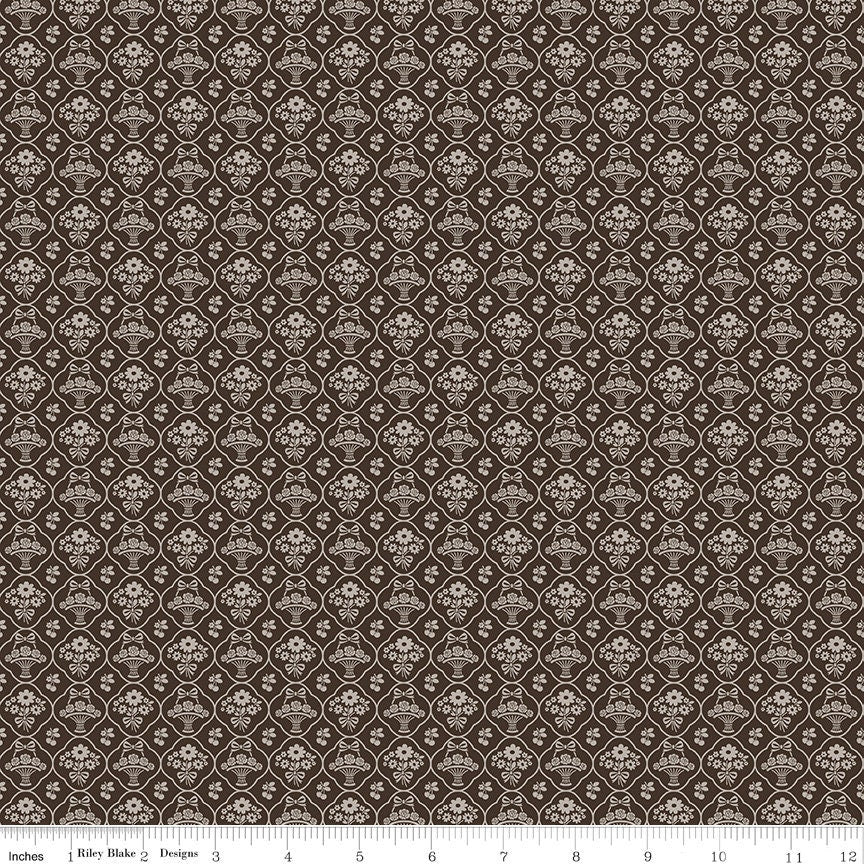 Calico Wallpaper Raisin