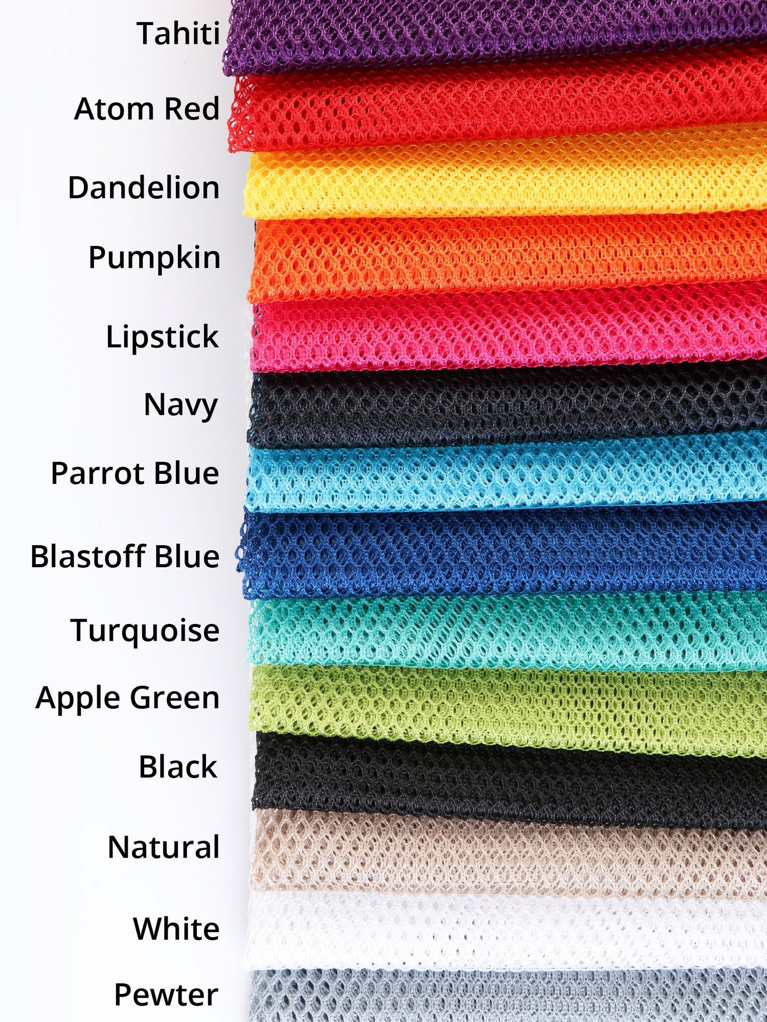 Choose Color - Lightweight Mesh 1/2 Yard Package