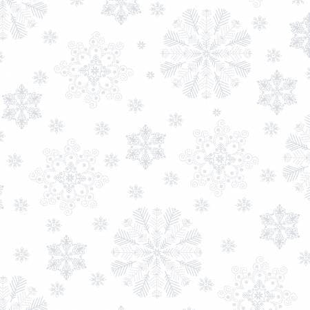 White on White Medium Snowflake