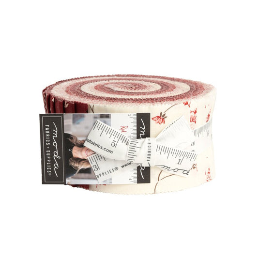 Red and White Gatherings Jelly Roll