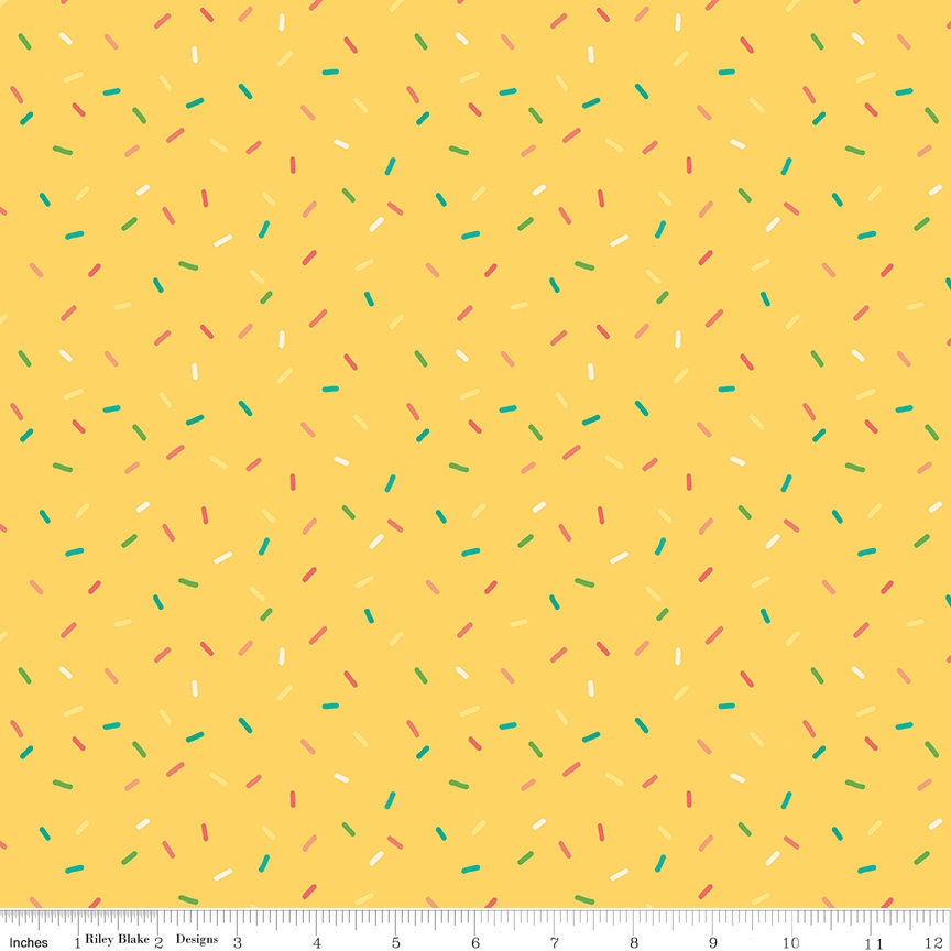 Gingham Cottage Confetti Yellow