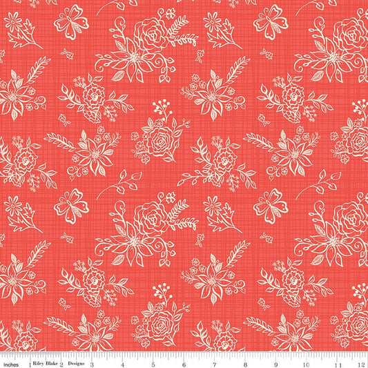 Gingham Cottage Tonal Red