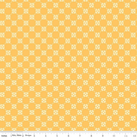Gingham Cottage Quilty Yellow
