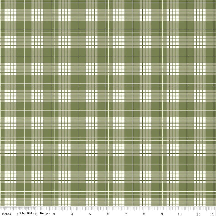 Ally's Garden Plaid Olive