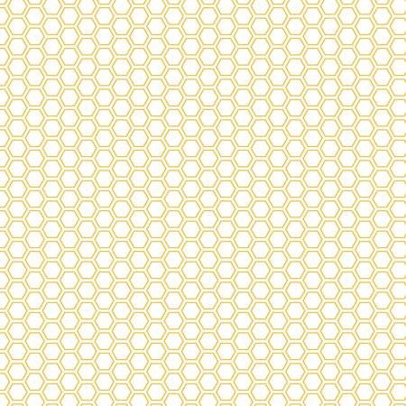 Vintage Flora Honeycomb Yellow