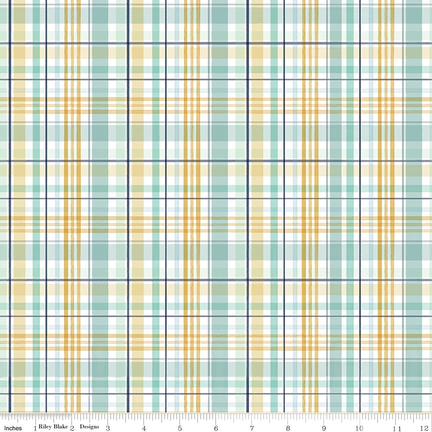 It's A Boy Plaid Multi by Echo Park Paper Co for Riley Blake Designs - C13253-MULTI