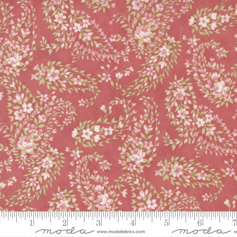 Bliss Cascade Rose by 3 Sisters of Moda Fabrics - 44313 14