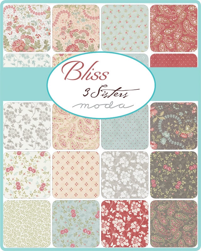 Bliss 10" Stacker by 3 Sisters for Moda Fabrics - 44310LC