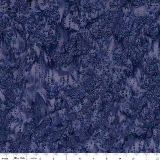 Expressions Batiks Elementals Blueberry by Riley Blake Designs - BTHH516