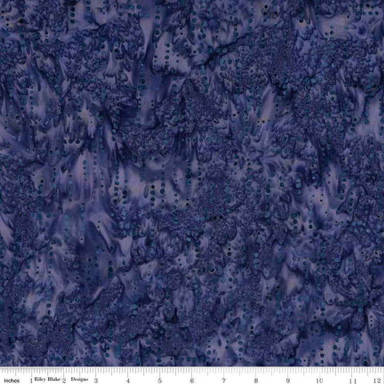 Expressions Batiks Elementals Blueberry by Riley Blake Designs - BTHH516