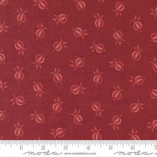Union Square Pomegranate Dots Red by Minick and Simpson of Moda Fabrics - 14954 22