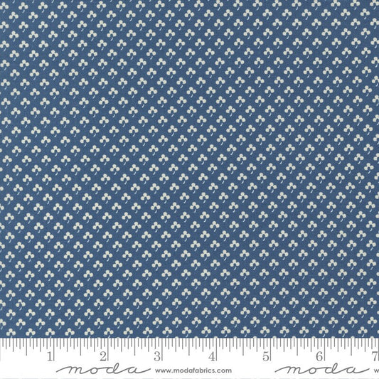 Union Square Clover Blenders Blue by Minick and Simpson of Moda Fabrics - 14957 15