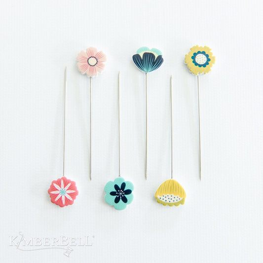 Blooming Pins (Six Decorative Pins) by Kimberbell Designs - KDKB1273