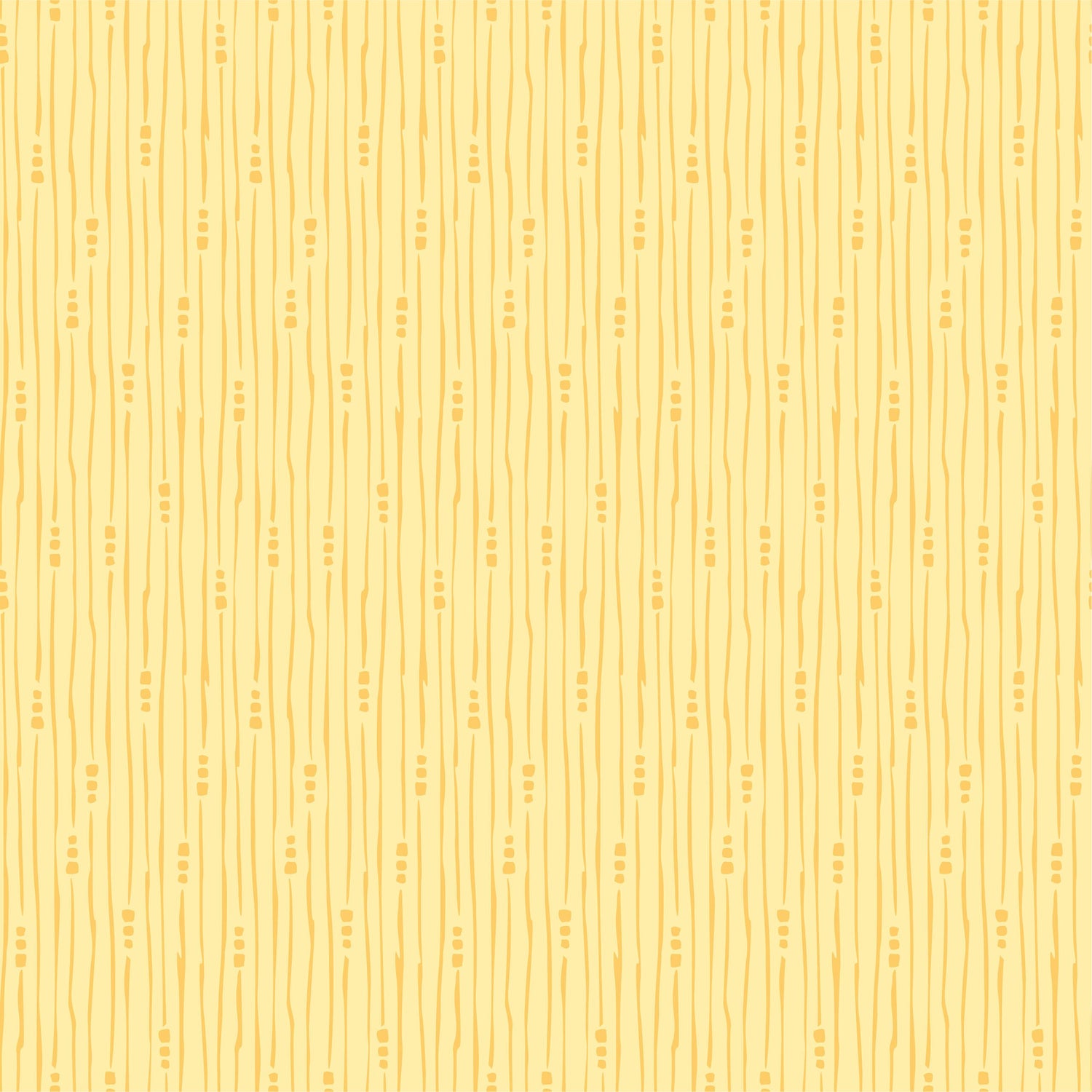 Hollyhock Lane Rain Yellow by Sheri McCulley for Poppie Cotton - HL23811