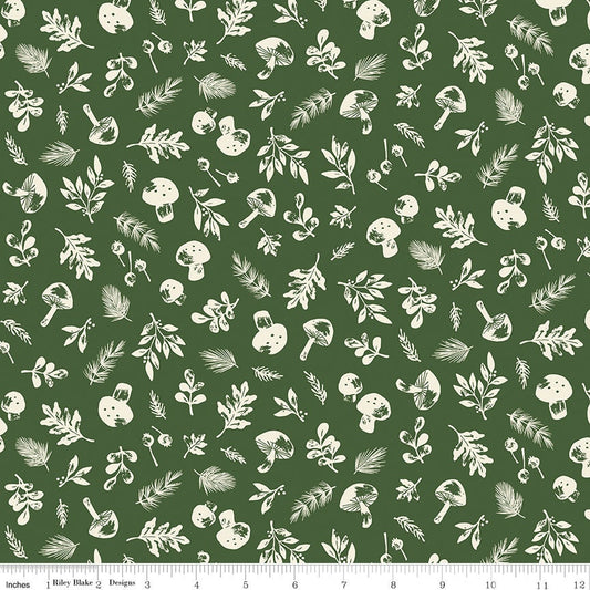 Yuletide Forest Woodland Green by Katherine Lenius for Riley Blake Designs - C13542-GREEN