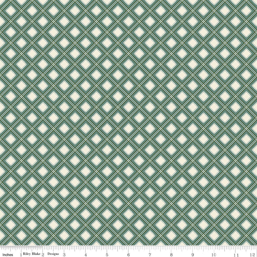 Yuletide Forest Plaid Sage by Katherine Lenius for Riley Blake Designs - C13546-SAGE