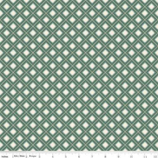 Yuletide Forest Plaid Sage by Katherine Lenius for Riley Blake Designs - C13546-SAGE