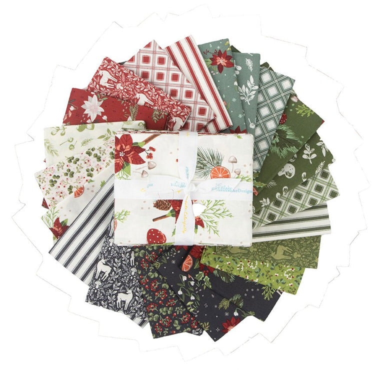 Yuletide Forest Fat Quarter Bundle by Katherine Lenius for Riley Blake Designs - FQ-13540-21 (21 pieces)