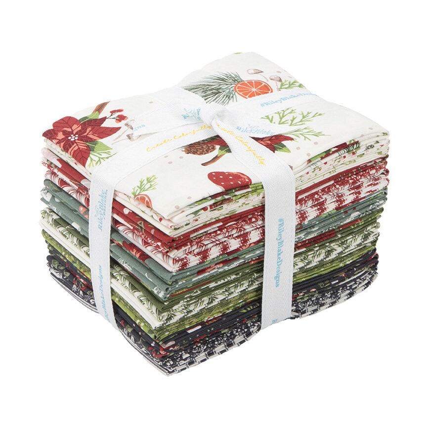 Yuletide Forest Fat Quarter Bundle by Katherine Lenius for Riley Blake Designs - FQ-13540-21 (21 pieces)